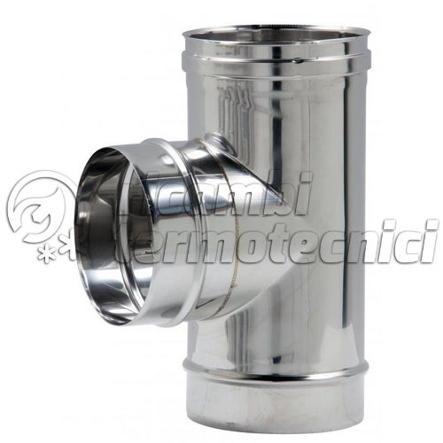 RACCORDO A T 90° INOX D.230 INNESTO MASCHIO