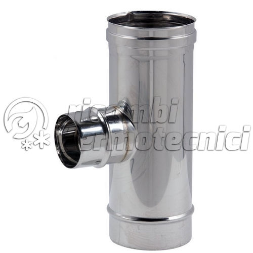 RACCORDO A T RIDOTTO 80 INOX D.120 INN.MASCHIO