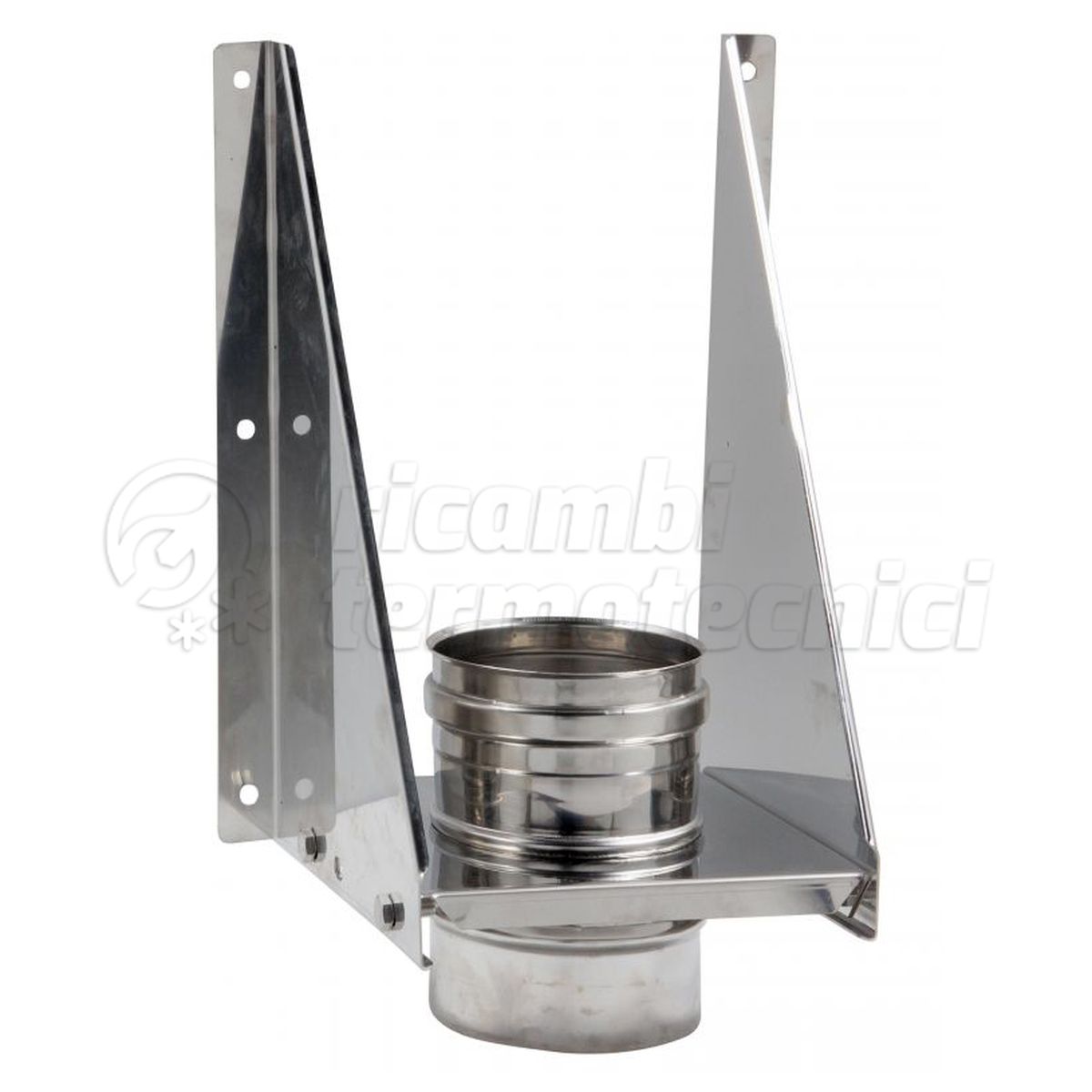 SUPPORTO MURALE INOX  D.250