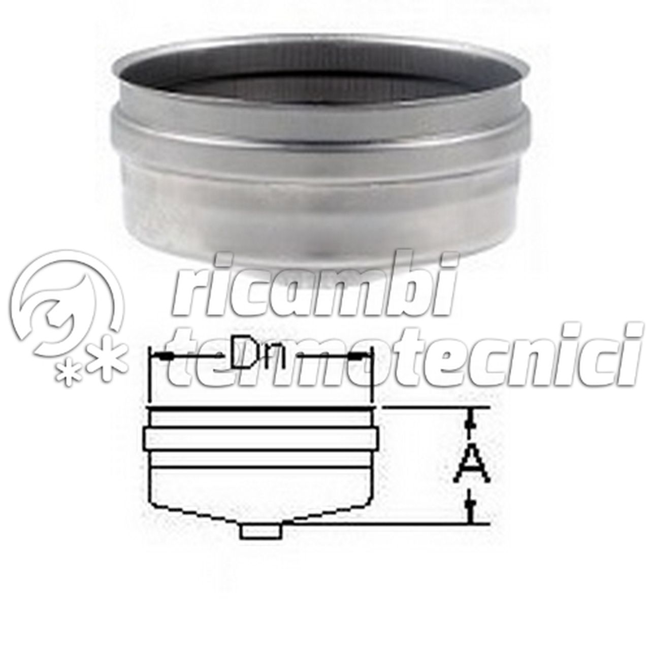 TAPPO CHIUSO INOX D.350 FEMMINA