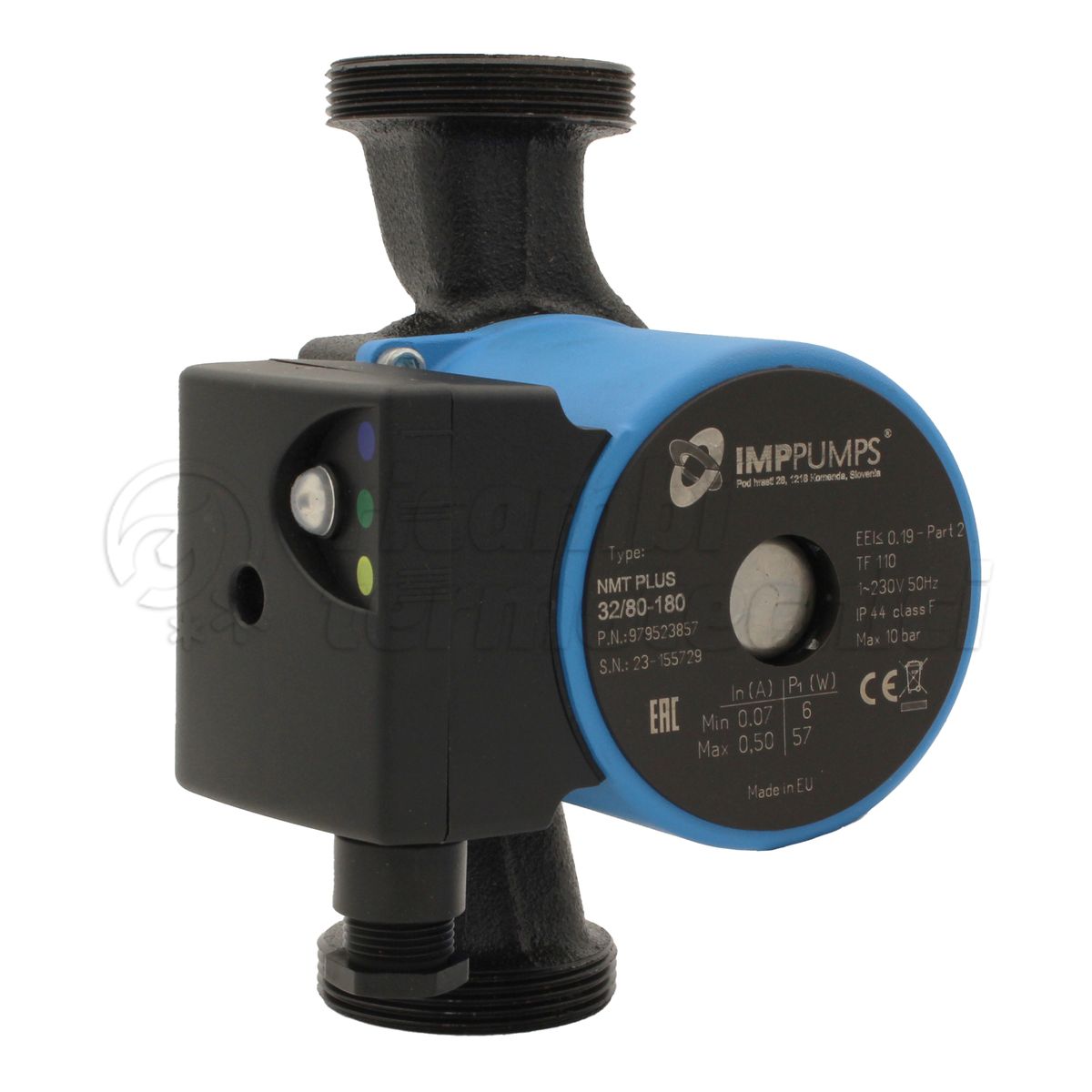 CIRCOLATORE ELETTRONICO IMP NMT PLUS 32/80 2" INT 180 MM