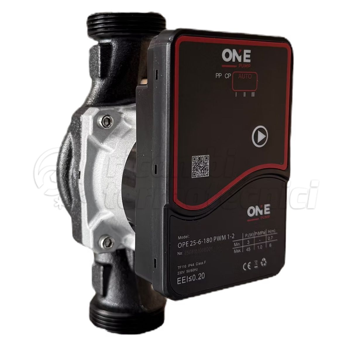 ONE PUMP CIRCOLATORE ELETTRONICO PREV. 8 MT INTERASSE 130 MM 1''1/2 CON PWM1- 2