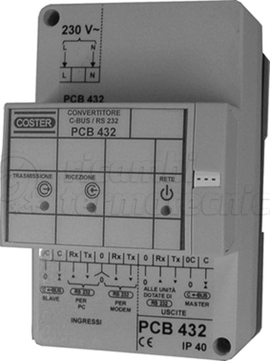 CONVERTITORE DI SEGNALI RS232/C-BUS
