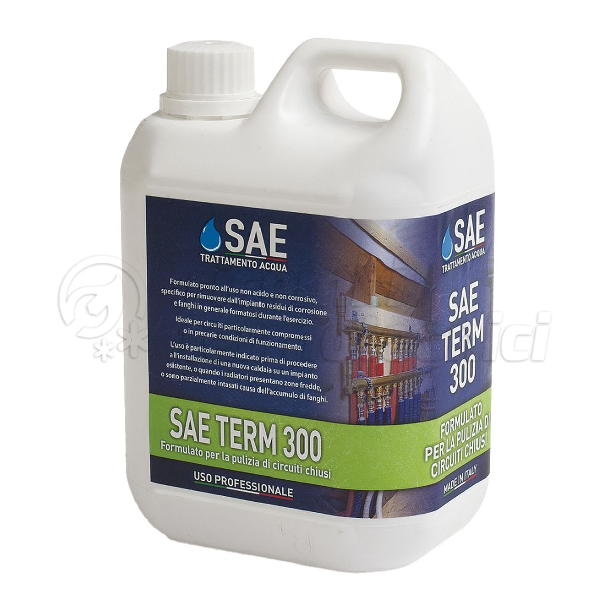 SAE PULITORE IMPIANTO RISCALDAMENTO  SAE TERM 300, BOTTIGLIA  1KG 
