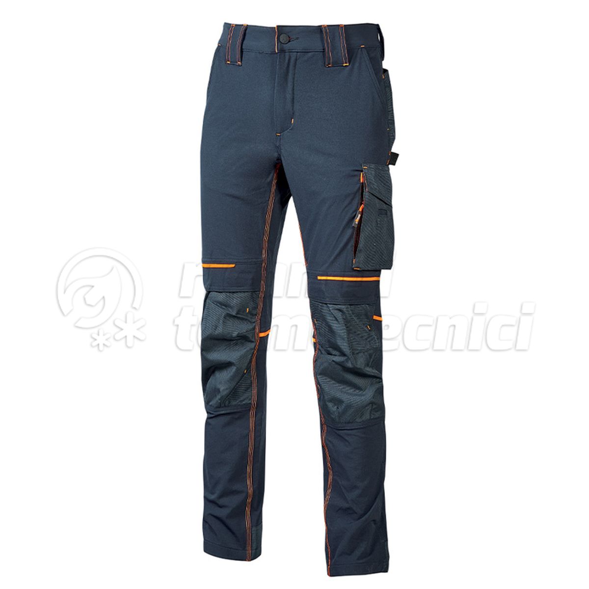 U-POWER PANTALONE LUNGO SLIM FIT ATOM DEPP BLUE TAGLIA L