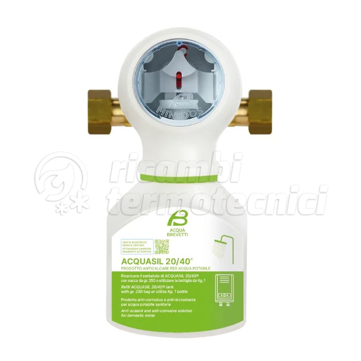 POMPA MINIDOS  ATTACCO ORRIZZONTALE OTTONE  1/2"F 