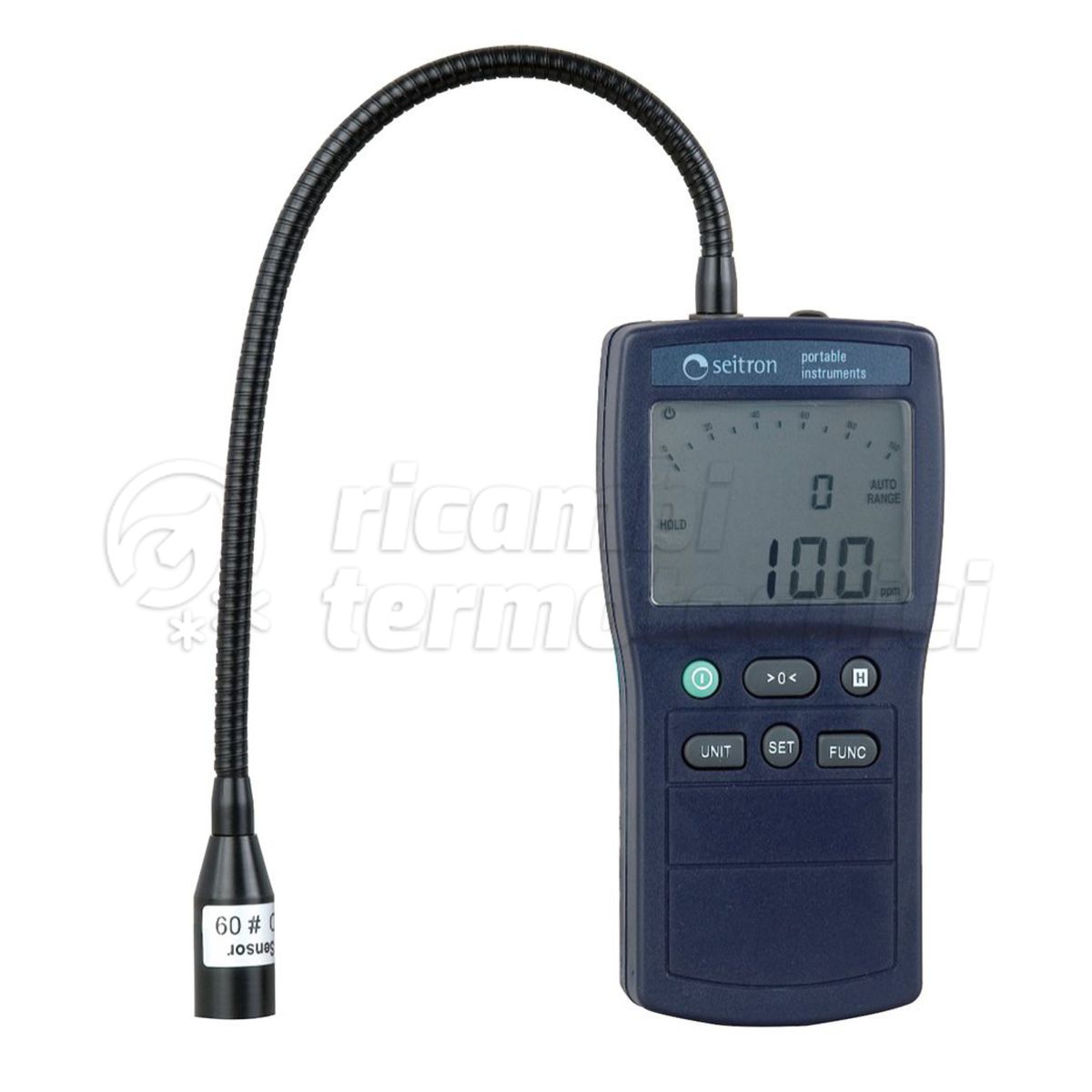 SEITRON RIVELATORE PORTATILE FUGHE GAS DIGITALE A MICROPROCESSORE