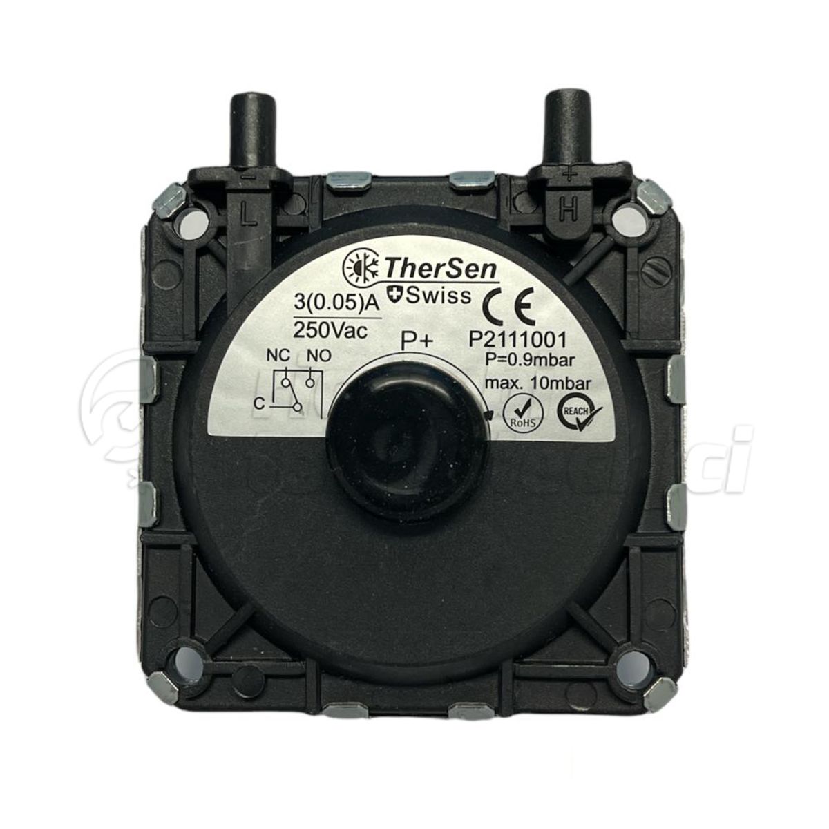 PRESSOSTATO ARIA TIPO HONEYWELL TARATURA REGOLABILE DA 0,9 A 10 MBAR