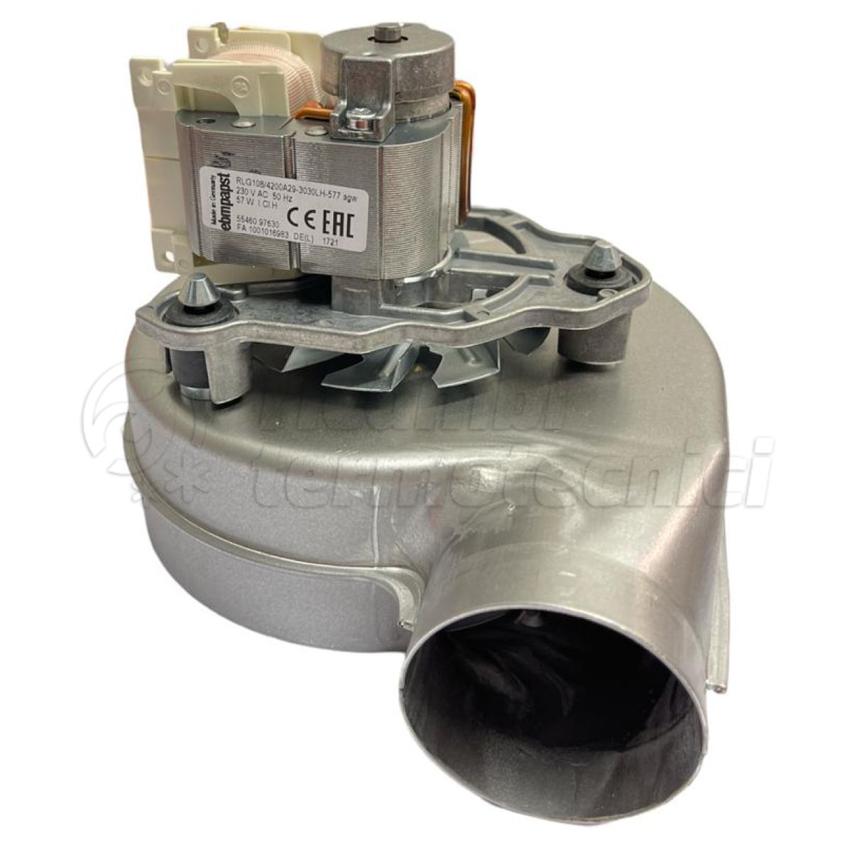 ESTRATTORE FUMI TIPO BAXI USCITA TONDA D.55 MM 57W