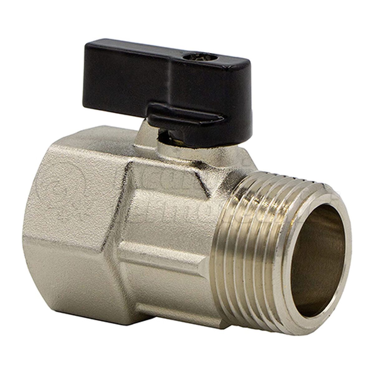 VALVOLA MINISFERA CROMATA 1/2"X16 MF