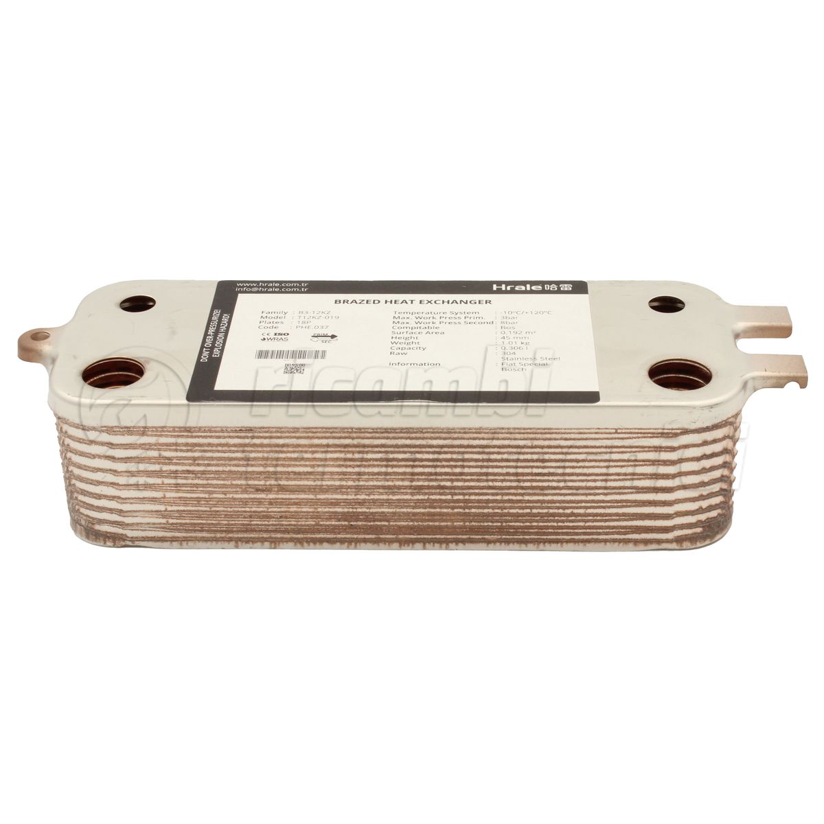 SCAMBIATORE JUNKERS-BOSCH 18 PIASTRE COMPATIBILE CON 8716771987