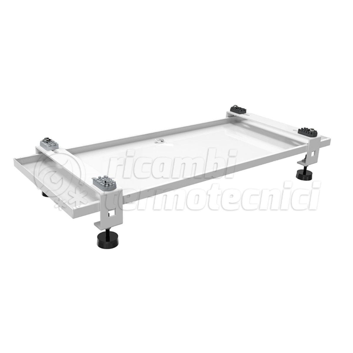 SUPPORTI A PAVIMENTO CON ANTIVIBRANTI PER BACINELLA 980X410"SBP"GRANDE PORTATA 150KG