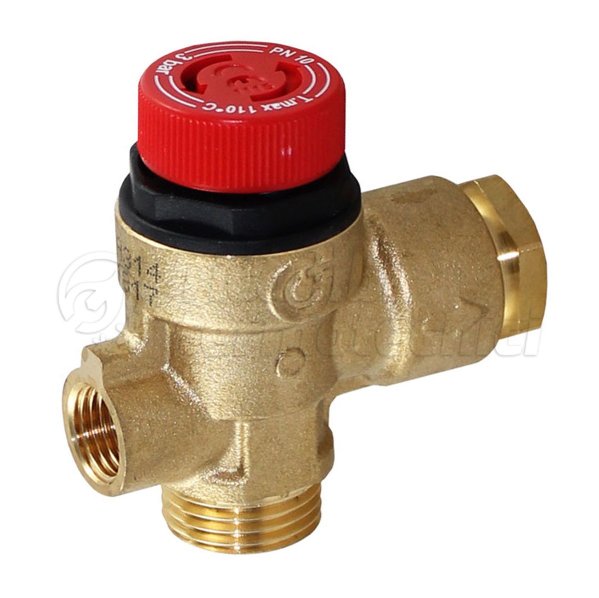 SIME VALVOLA SICUREZZA 1/2"M  3 BAR ATT/MAN