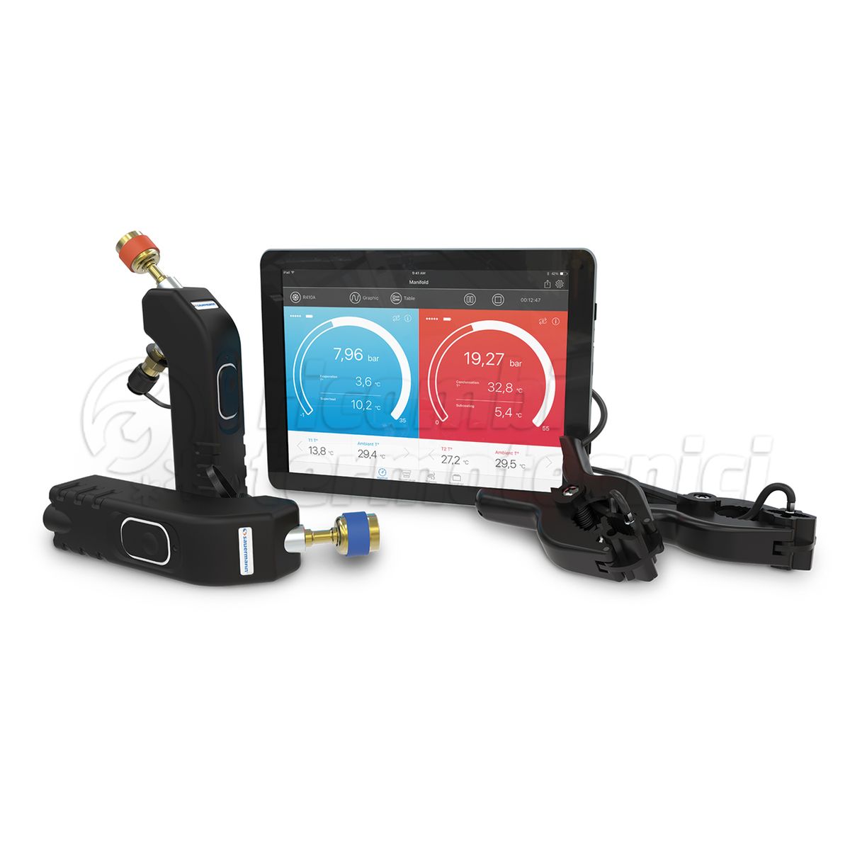 SAUERMANN KIT MANIFOLD DIGITALE WIRELESS SI-RM3 2 SONDE PRESS+2SONDE TEMP.