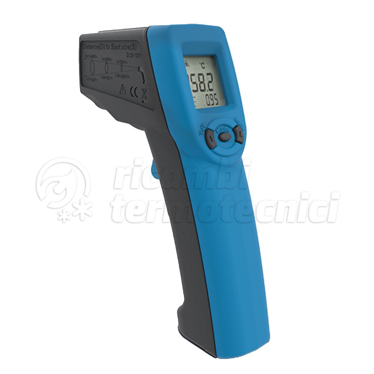 SAUERMANN TERMOMETRO A INFRAROSSI PALMARE CON DISPLAY RANGE -40/+500°C, TRASMISSIONE DATI WIRELESS
