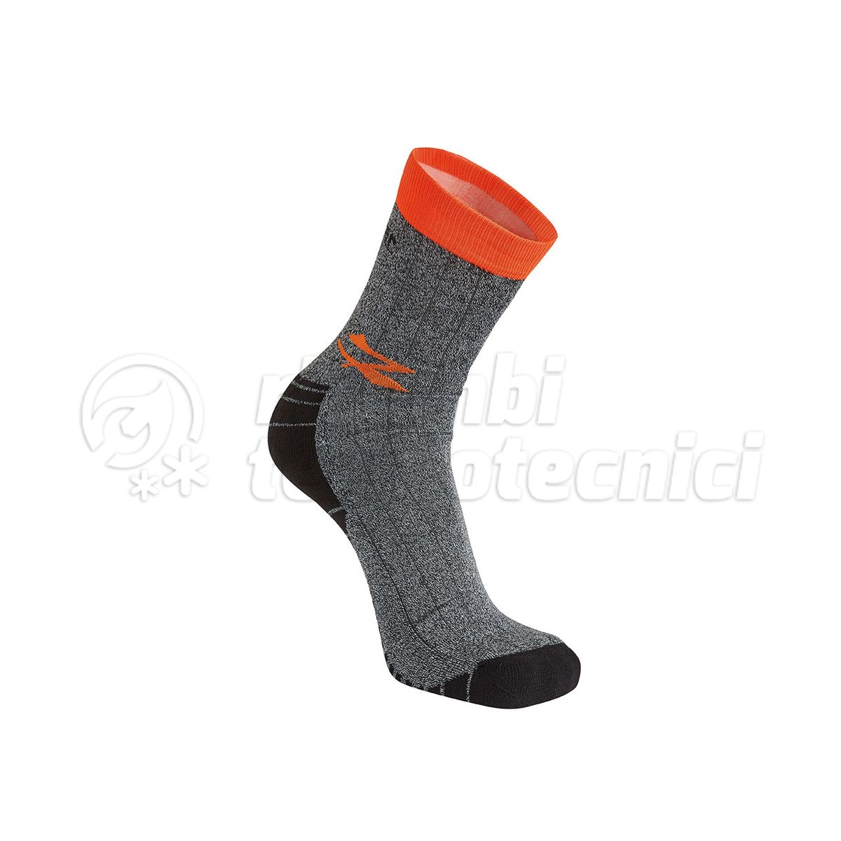 U-POWER CALZA TECNICA GIADY ORANGE FLUO CONF=2 PZ  - TAGLIA UNICA 