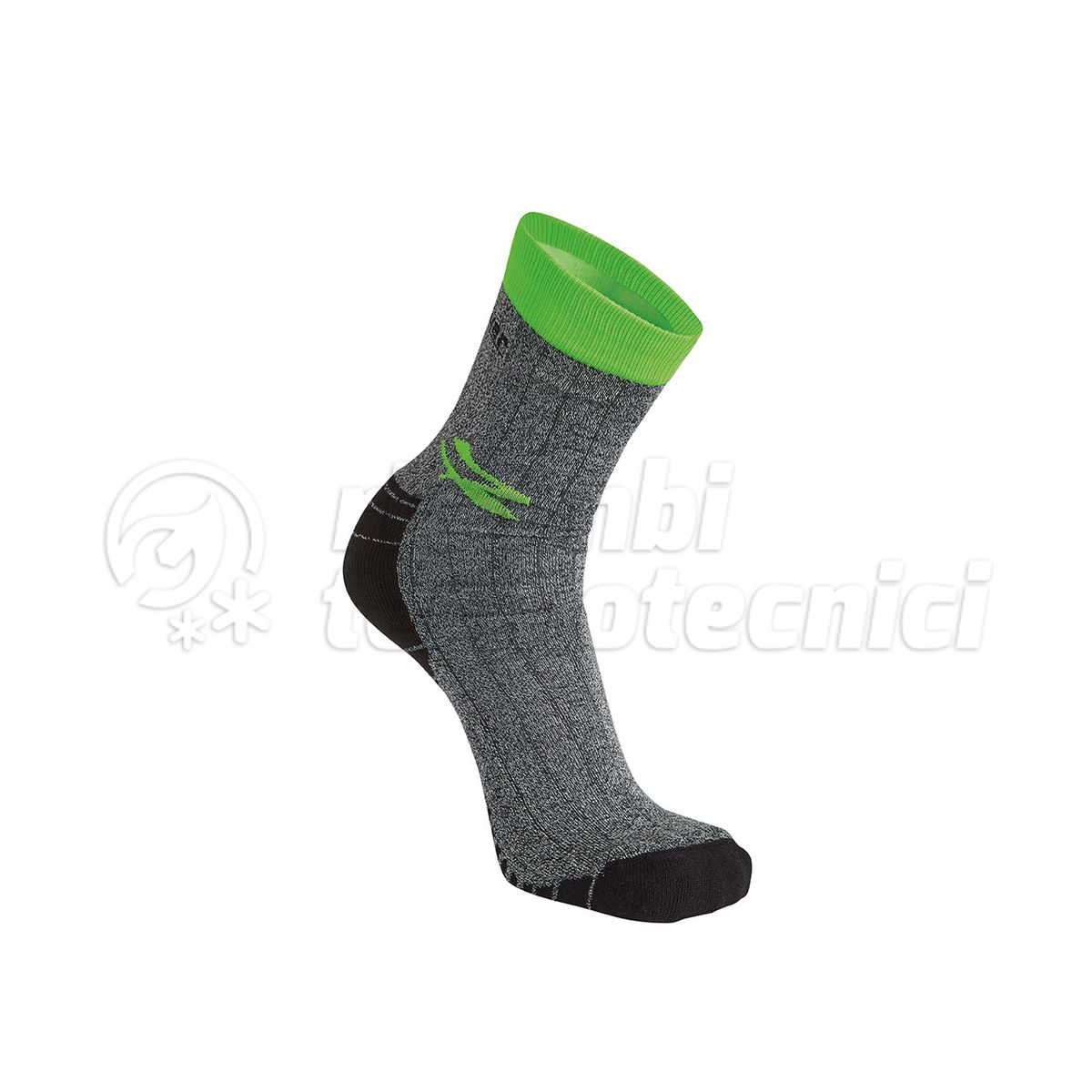 U-POWER CALZA TECNICA GIADY GREEN FLUO CONF=2 PZ  - TAGLIA UNICA 
