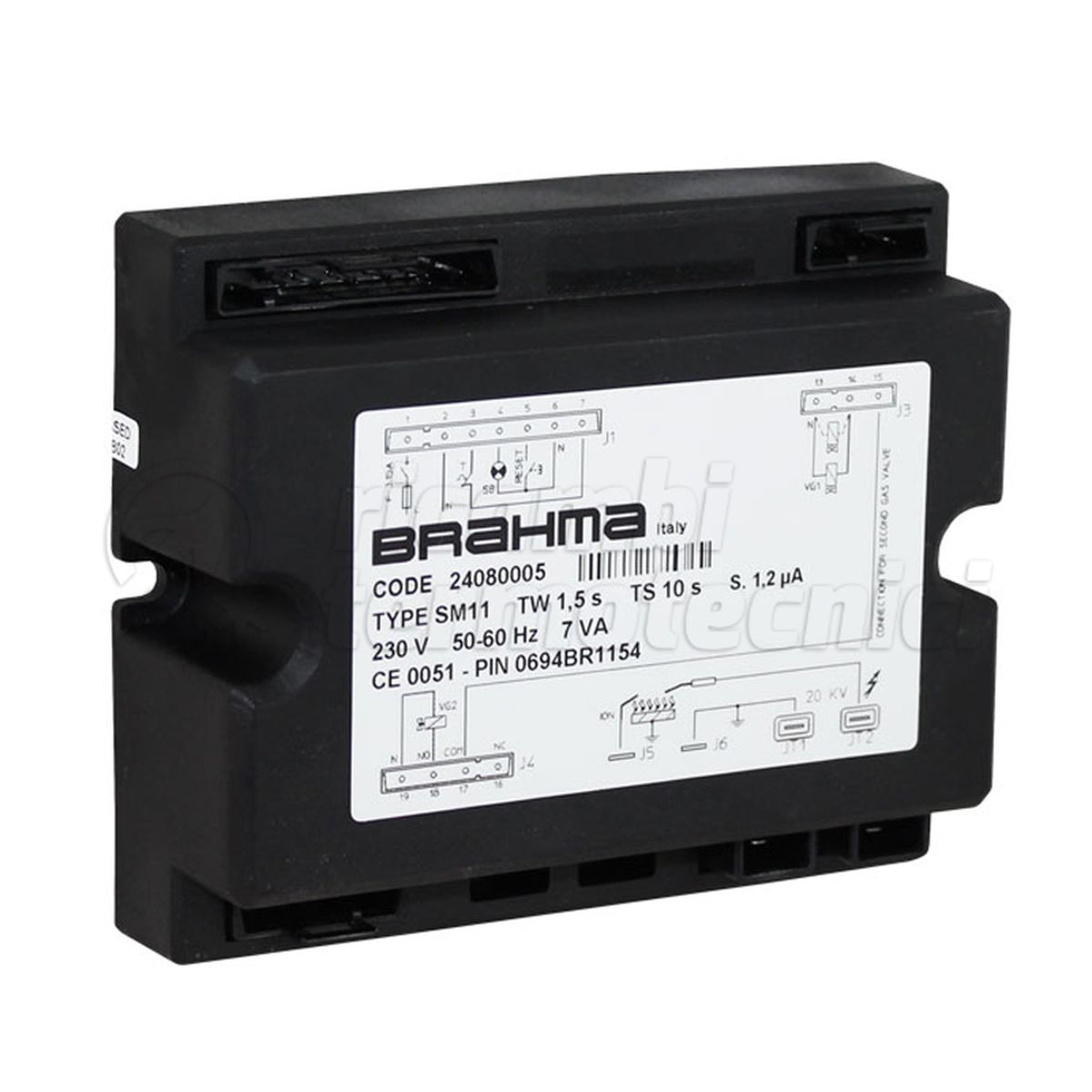 APPARECCHIATURA SCHEDA BRAHMA X CALD.MUR. SM11 TW 1,5 TS10