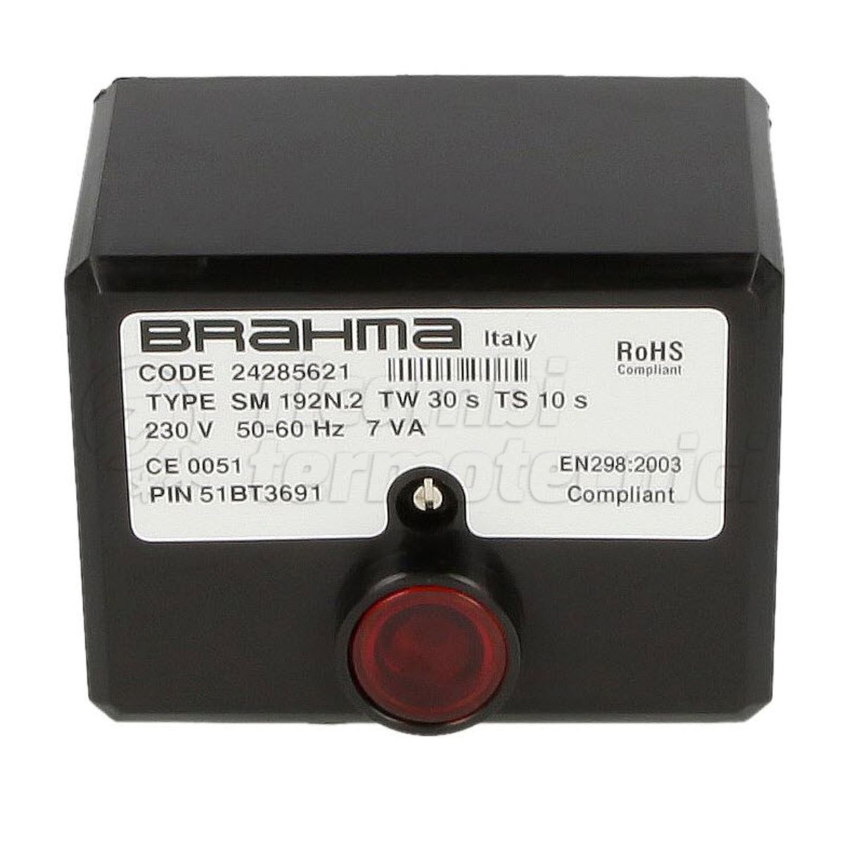 APPARECCHIATURA SCHEDA BRAHMA SM192.2  TW 30 SEC TS 10 SEC