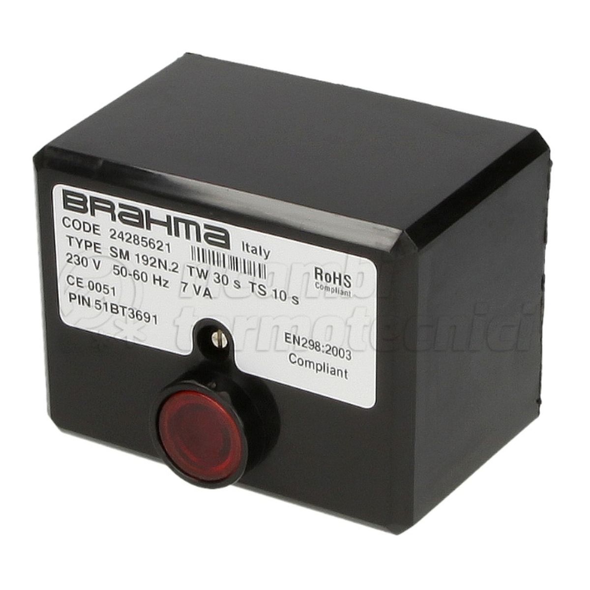 APPARECCHIATURA SCHEDA BRAHMA  SM192.2  TW 40 SEC TS 10 SEC