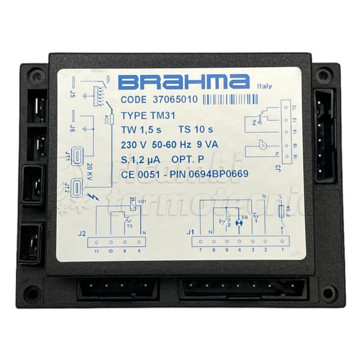 APPARECCHIATURA SCHEDA BRAHMA TM 31 TW 1,5 TS 10