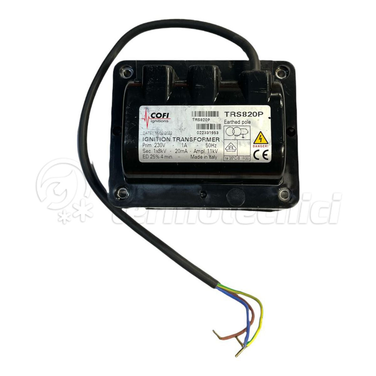 TRASFORMATORE COFI 820P 1 POLO 20MA 220/230V 50H