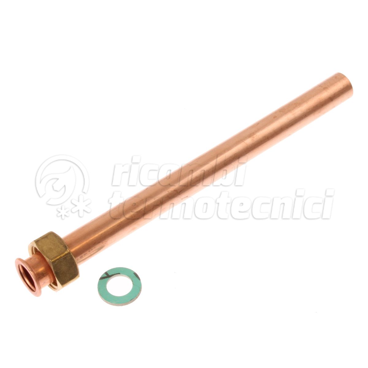 TUBO RAME 1/2'' DRITTO D.14 X L.180 C/RACC