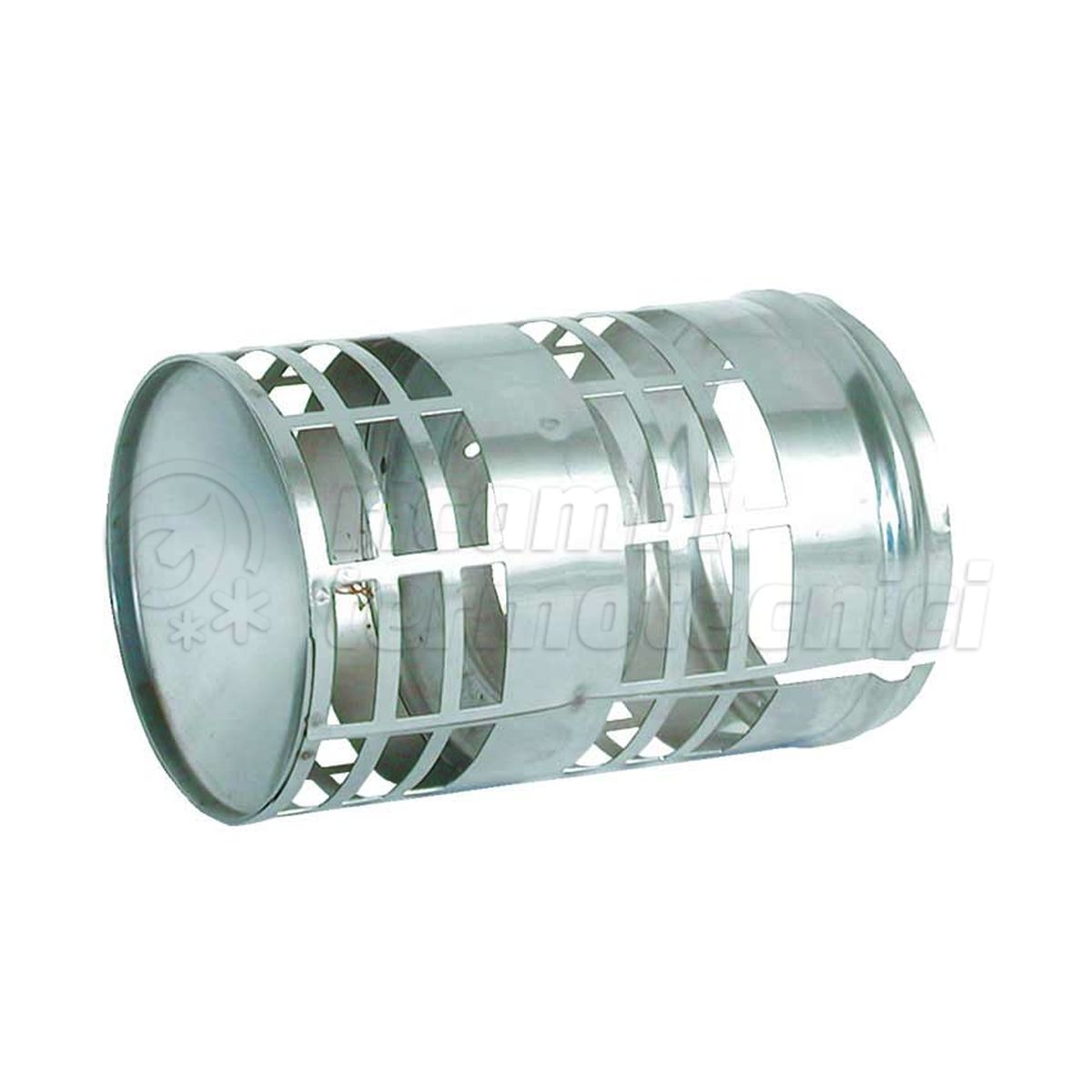GRIGLIA ASPIRAZIONE / SCARICO - INOX D.60/100