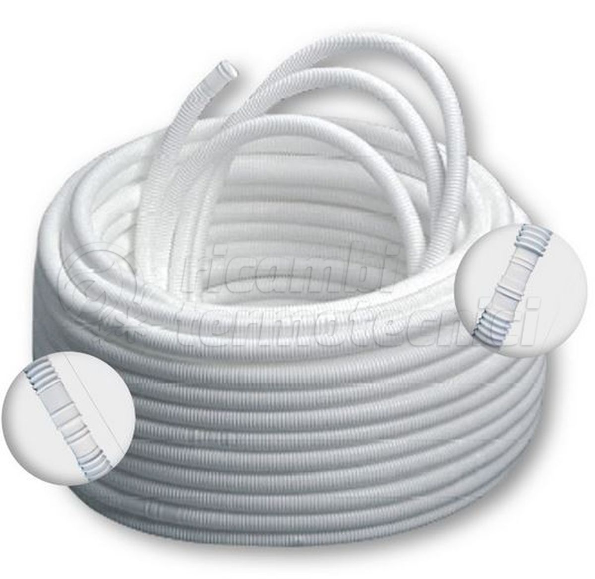 TUBO CORRUGATO SCARICO CONDENSA FLESSIBILE Ø 20MM CONFEZIONE 50MT