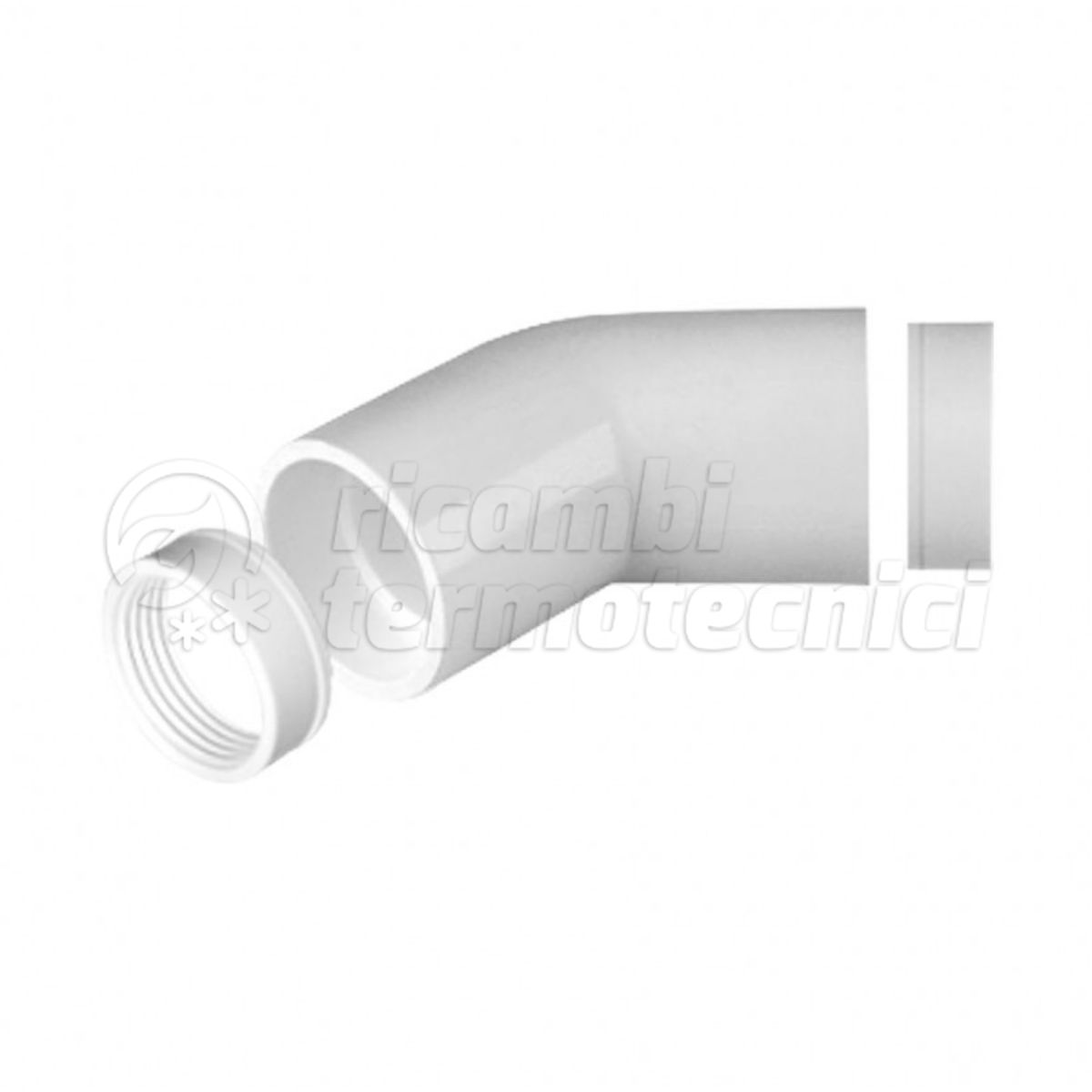 CURVA 45° RIGIDA SCARICO CONDENSA D.25 MM