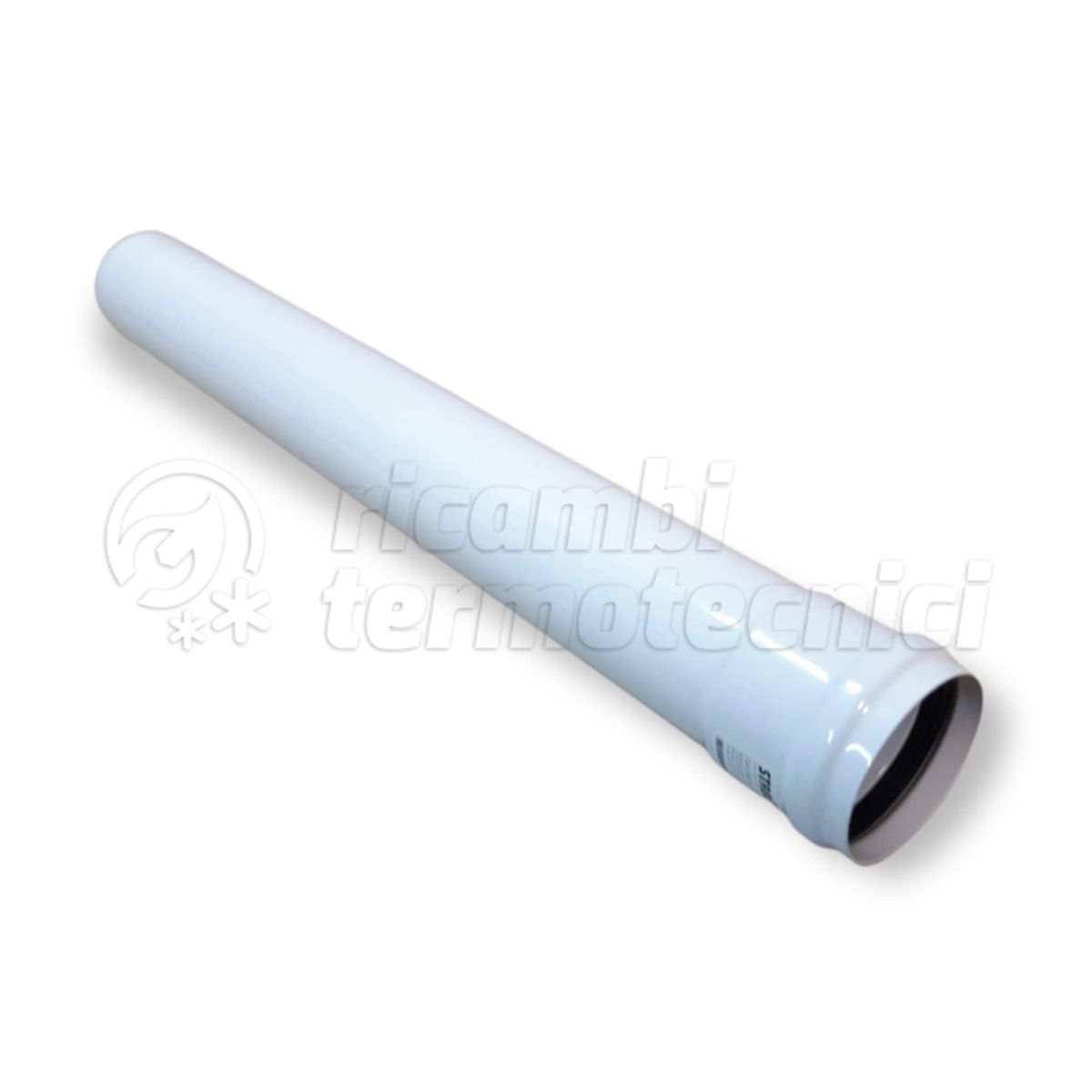 ELEM.DIRITTO L1000 D60 VERNICIATO BIANCO