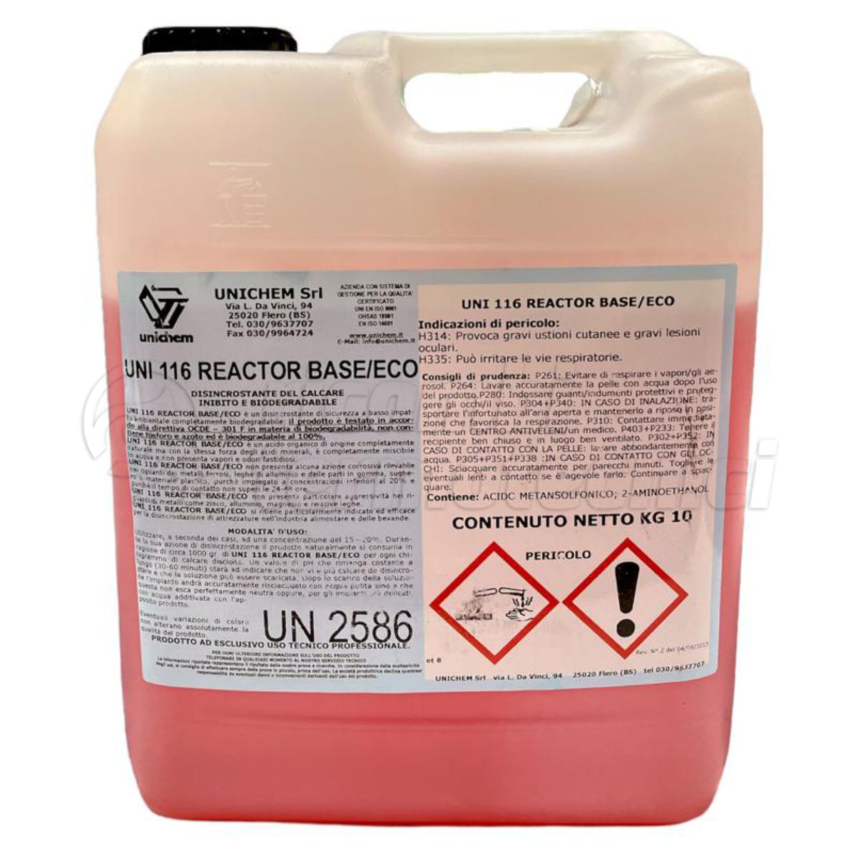 REACTOR BASE ECO TANICA 10 LT
