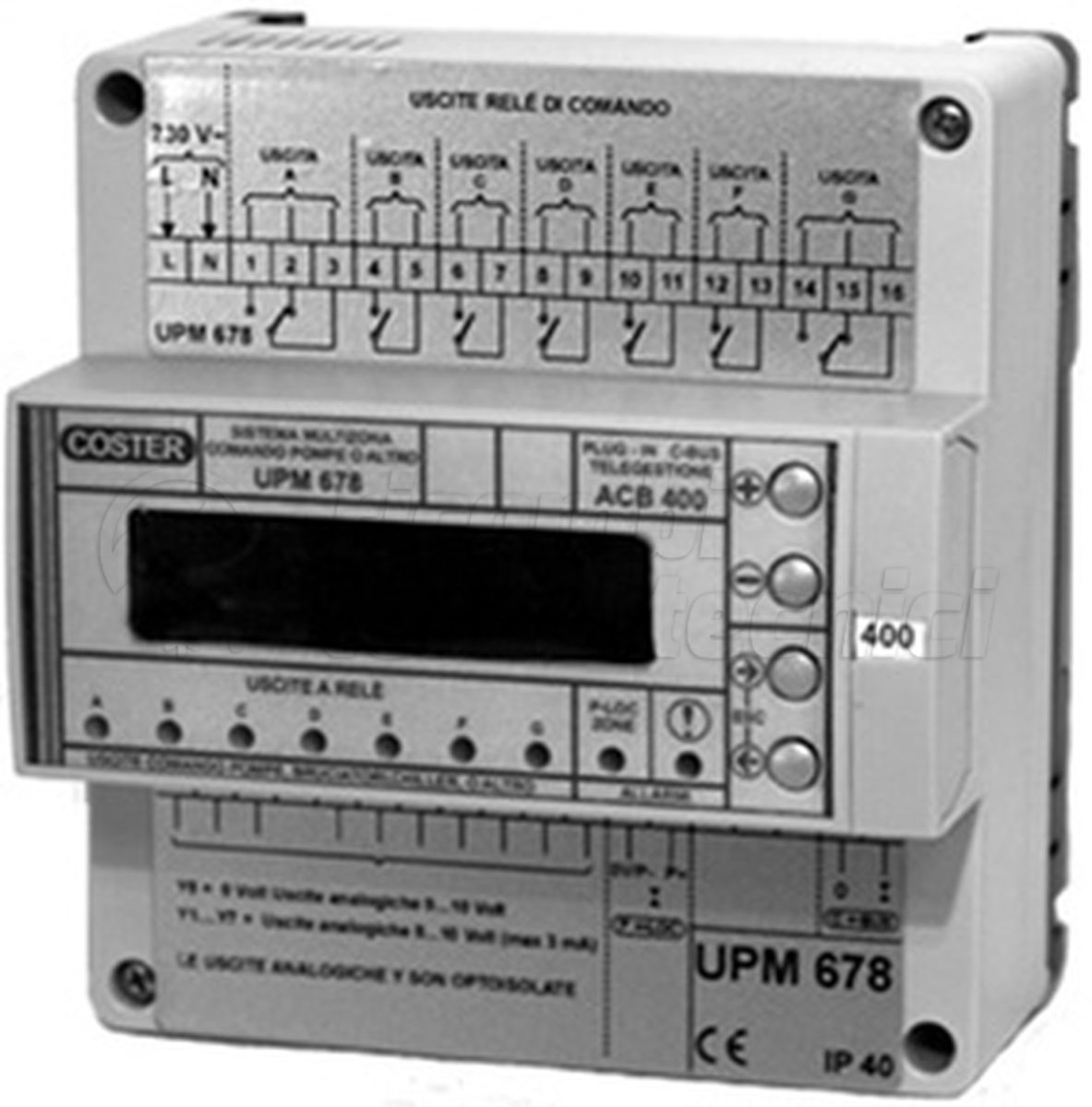 UNITA' DI COMANDO POMPE MULTIZONA