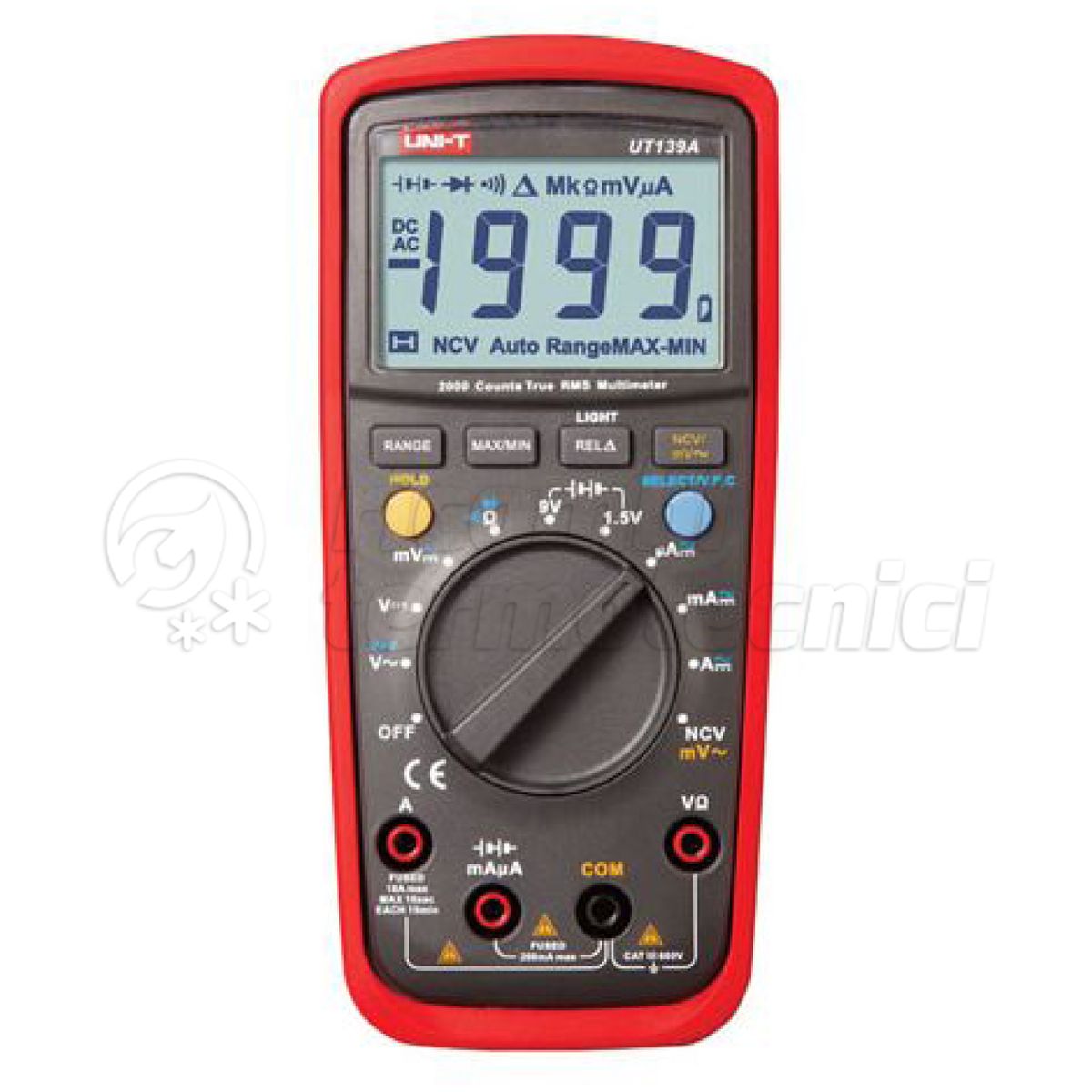 STRUMENTO MULTIMETRO DIGITALE TRMS AUTORANGE NCV