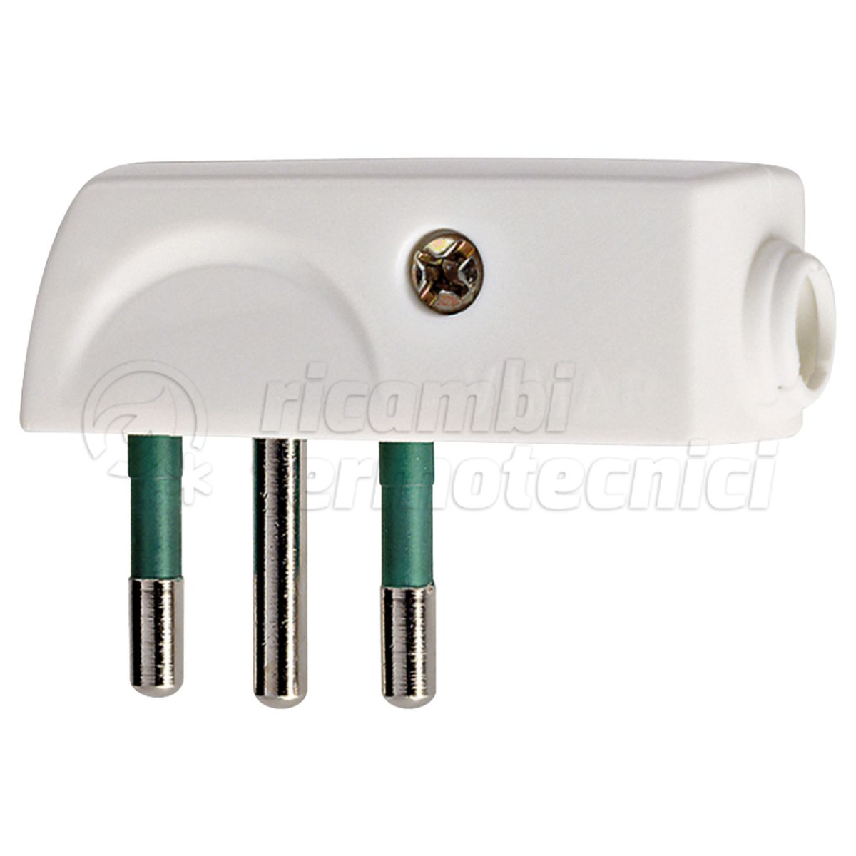 SPINA 2P+T 10A SPA11 90° BIANCO