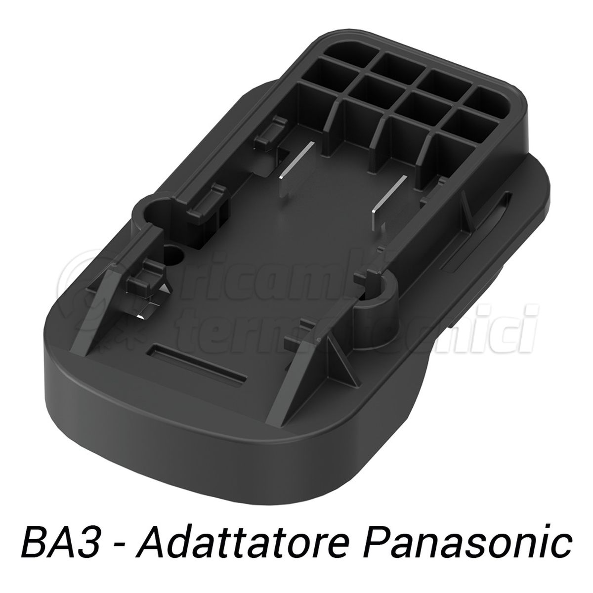 ADATTATORE PER BATTERIA PANASONIC- ACCESSORIO PER PULITRICI C10B, C10BW E POMPA VUOTO 2F1BR