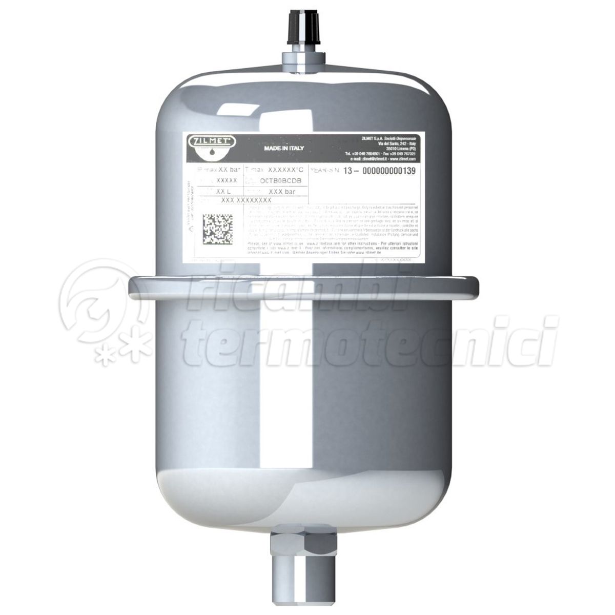 ZILMET VASO ESPANSIONE Z100 1 LT INOX SANITARIO - 1/2"