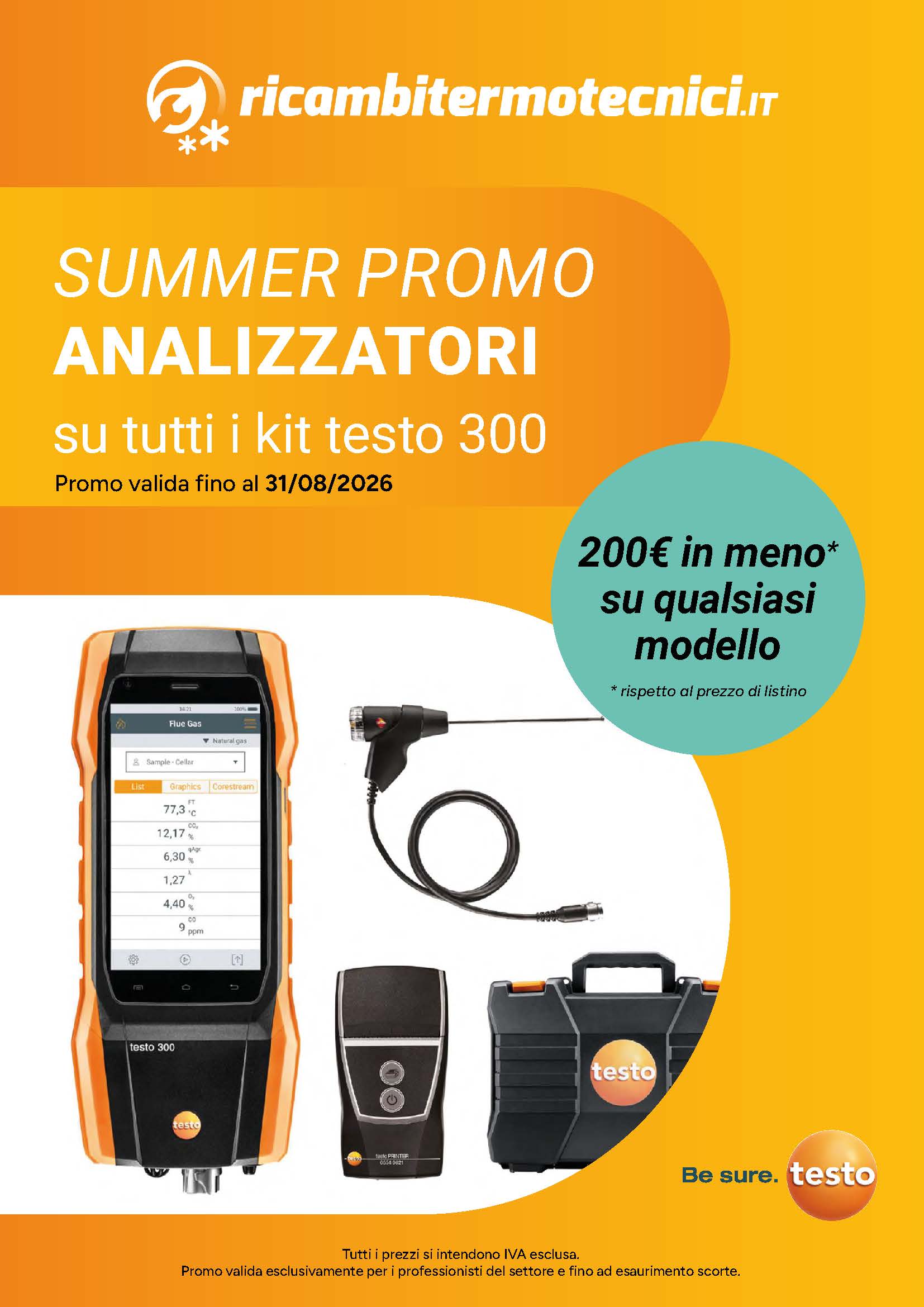 Testo - Summer Promo Analizzatori